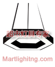 六角形镂空超市造型灯